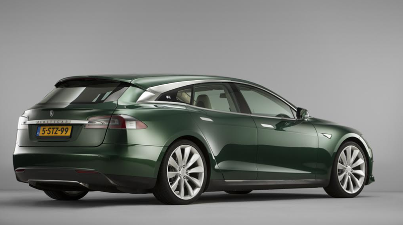 Illustration for article titled This Tesla Model S Shooting Brake Is Beautiful But Not A Shooting Brake